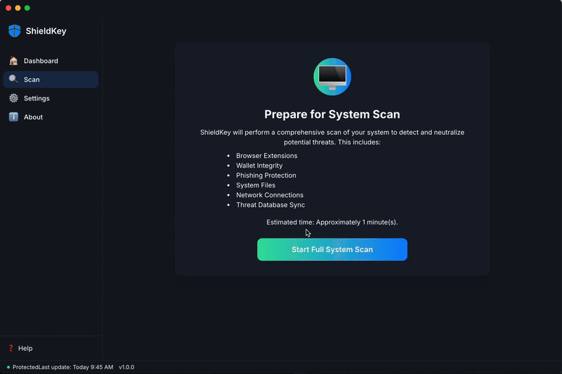 ShieldKey App Demo GIF